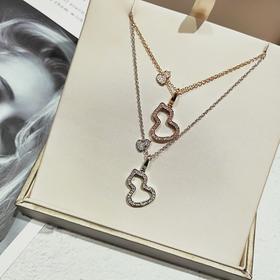 麒麟 新款葫芦项中号镂空款项链（XTY）