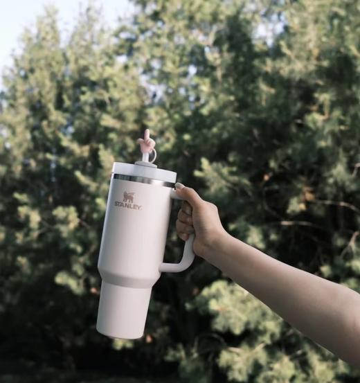 人手必入  车载吸管保温保冷杯   大容量不锈钢内胆   办公室喝水杯 商品图0