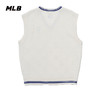 【S/M断码服】【微瑕，如无货做退款处理】MLB男女同款24秋冬新款小标暗纹老花针织马甲3AKPM0244 商品缩略图3