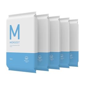 棉上 一次性全棉便携浴巾5条装 M1003-5