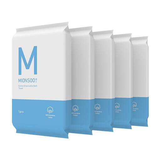 棉上 一次性全棉便携浴巾10条装 M1003-10 商品图1