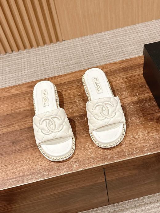 香奈儿 25新款 粗跟链条拖（DBG） 商品图2