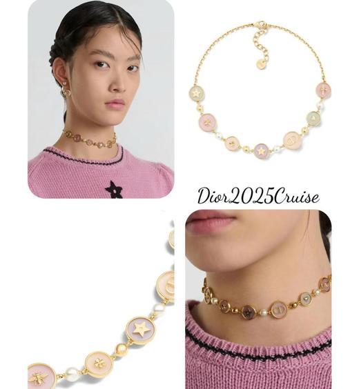 迪奥 25早春最新款绝美系列！多彩小圆项链（XTY) 商品图3