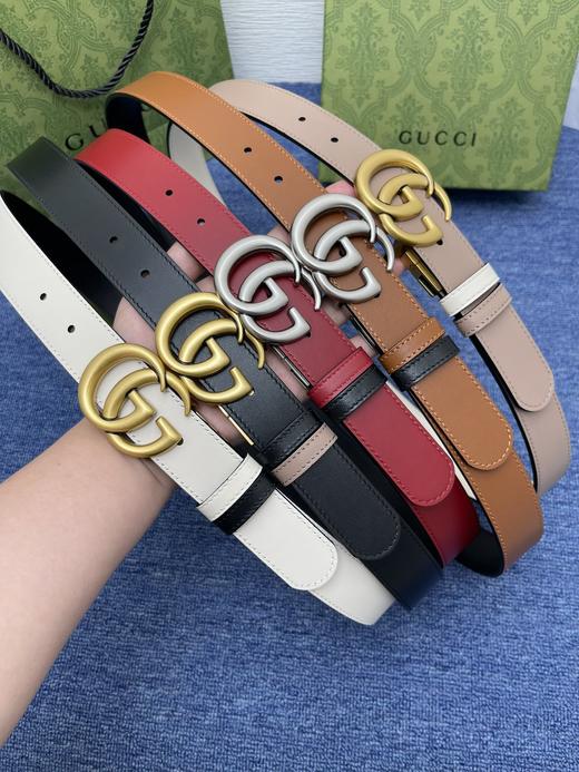 古驰  2.0cm真皮腰带 五色合集（GD） 商品图0