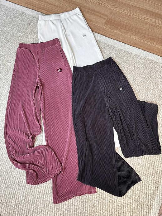 Alo 新品百褶松紧带休闲直筒裤（SS） 商品图0