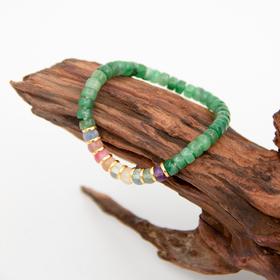 GIRATI 非洲翠 天然A级 直切手串 叠戴点睛之笔 霓虹翠集合