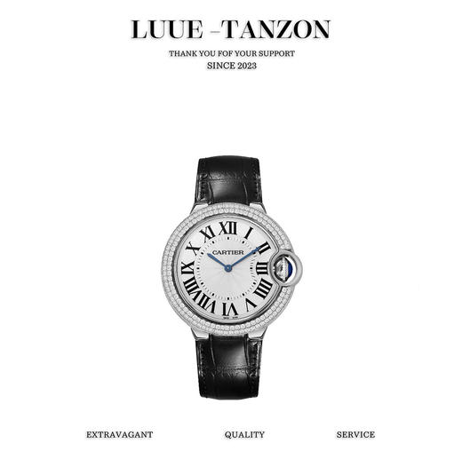 男士礼物专区·卡地亚蓝气球系列男款42mm机械奢华满钻款，ETA-2824机械机芯！（SH） 商品图0