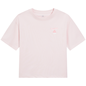 匹克2025年新款时尚系列女款圆领短袖T恤F6252522