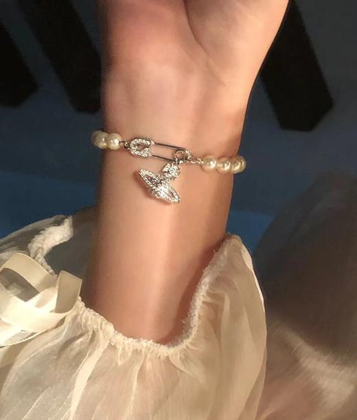 西太后 银色别针土星珍珠手链16珍珠（XTY） 商品图5