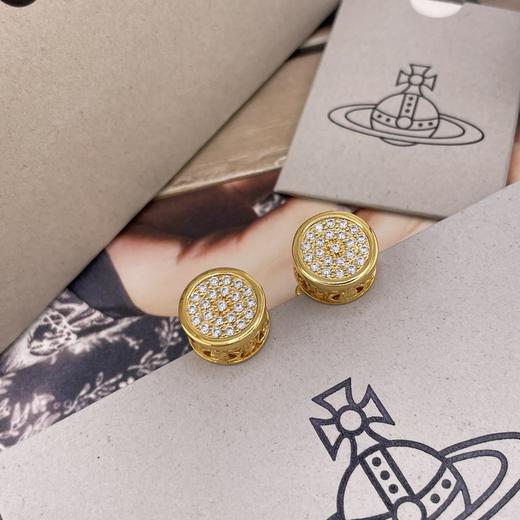 西太后 绝美土星满钻厚圆耳钉（XTY） 商品图10