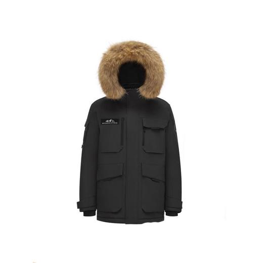 波司登 通用连帽有毛一手长羽绒服 B40142317H 商品图2