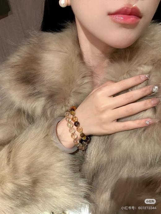 王嘉尔同款金霸大综合水晶手串 招财转运还能百搭出圈！！ 打工人的玄学救命稻草 男女同款情侣系（XTY） 商品图12