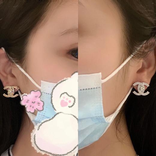 香奈儿 满钻书包扣耳钉（XTY） 商品图5