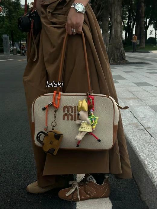 缪缪  新款长手柄保龄球公文包手提包 （MM） 商品图10