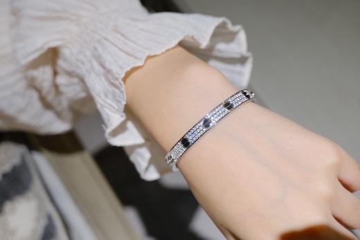 卡地亚  黑陶瓷满天星宽版手镯    （XTY） 商品图14