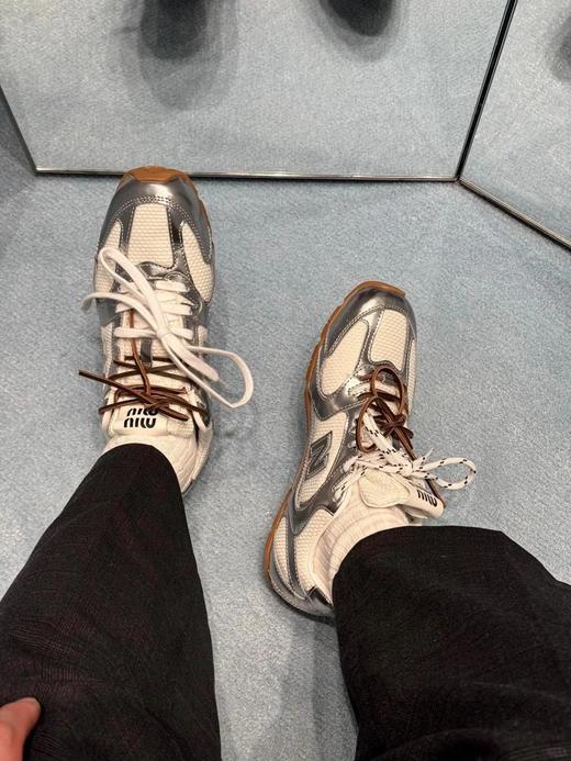 新配色网面情侣款！MIUMIU/NB530联名25ss运动鞋，牛皮搭配网面时髦复古好看到极致（DBG） 商品图10