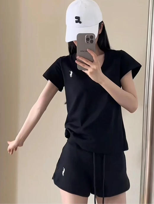 Ralph Lauren/拉夫劳伦老钱风v领短袖T恤（SS） 商品图8