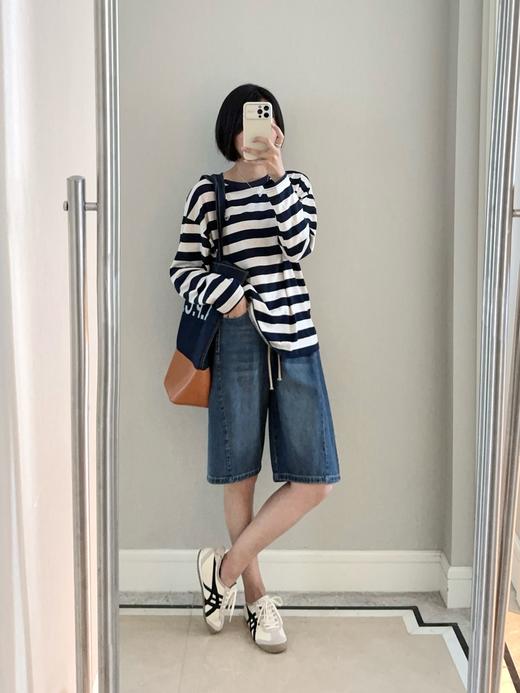 女士五分裤牛仔裤&软牛仔中裤 商品图5