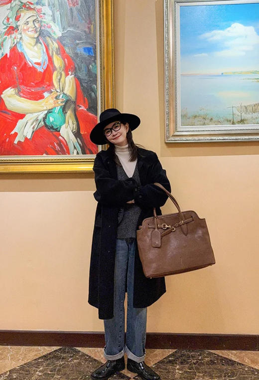 缪缪 新款爆款中古托特包来袭 Aventure Nappa皮革手袋&大号(LZ) 商品图2