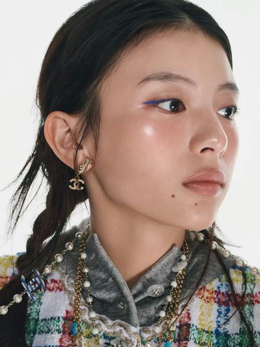 香奈儿 香镂空爱心耳钉 ， （XTY） 商品图3