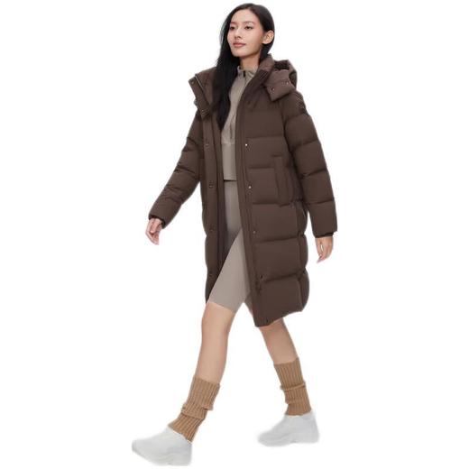 波司登 女可脱卸帽中长款羽绒服 B40145262 商品图2