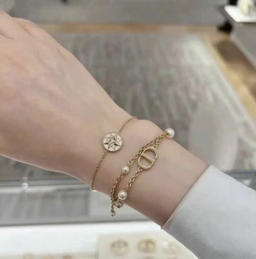 迪奥 cd多白珠流苏手链（XTY） 商品图7