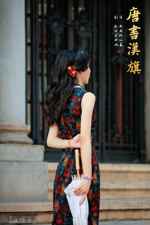 【锦瑟】复古民国风2025年新款新中式无袖气质老上海绝美收腰高级感 商品图5