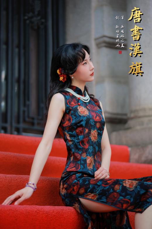 【锦瑟】复古民国风2025年新款新中式无袖气质老上海绝美收腰高级感 商品图6