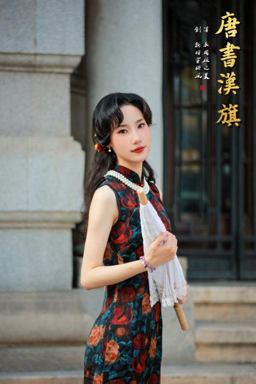 【锦瑟】复古民国风2025年新款新中式无袖气质老上海绝美收腰高级感 商品图4