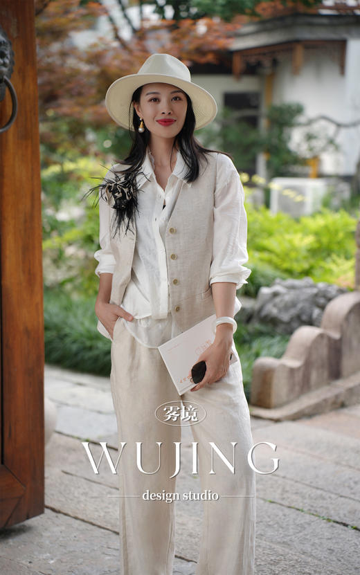 【雾境定制新款】藤蔓织梦 亚麻马甲 22312 商品图6