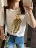 26年年初福利2~8折！金钱豹印花棉麻短袖Tee 商品缩略图3
