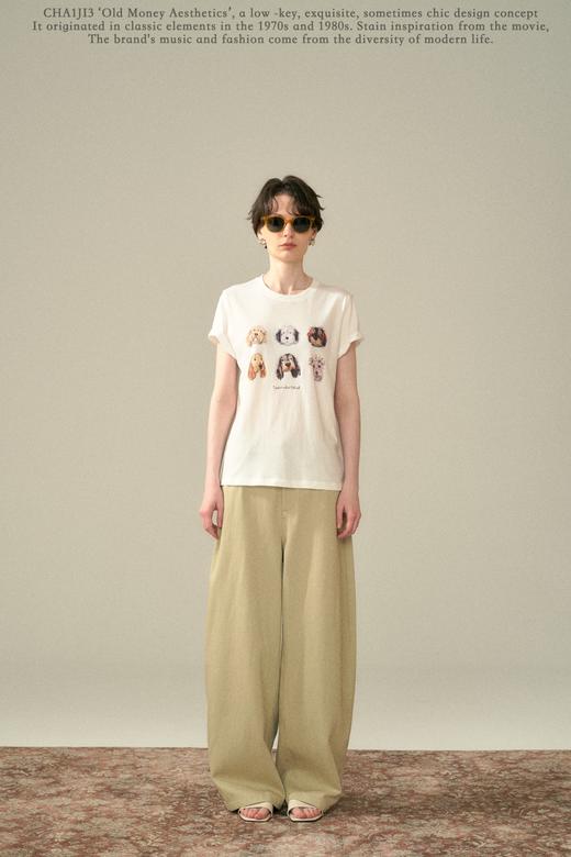 【à perles】超柔印花T恤 商品图2