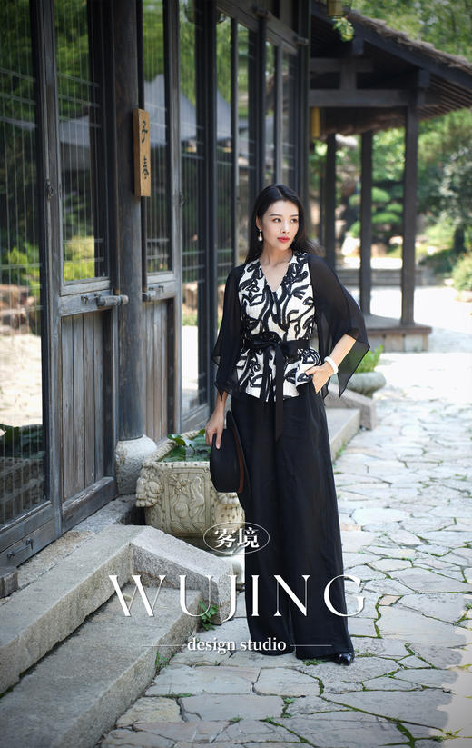 【雾境定制新款】藤蔓织梦 亚麻盘绳绣工艺上衣 3205189 商品图12