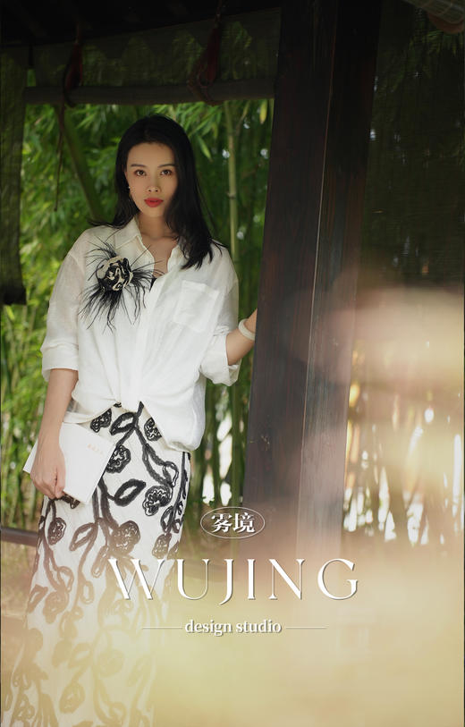 【雾境定制新款】藤蔓织梦 天丝亚麻衬衣 22310 商品图12