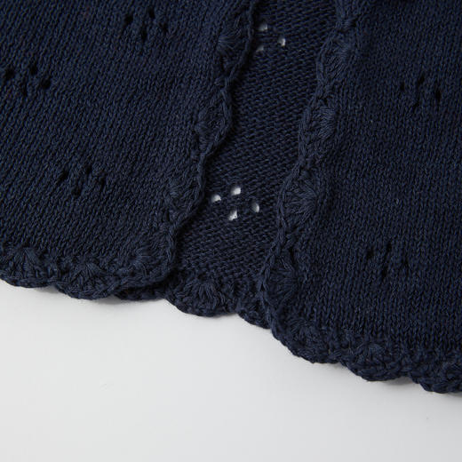 ROMI STUDIO“法式复古”天然亚麻镂空系带花边马甲开衫 RWCRST4131 商品图4