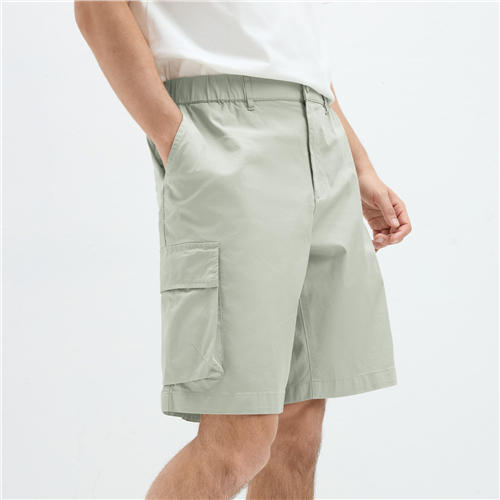 佐丹奴男装25年黑科技凉感工装口袋半松紧腰短裤（冰冰裤）01105217 商品图3