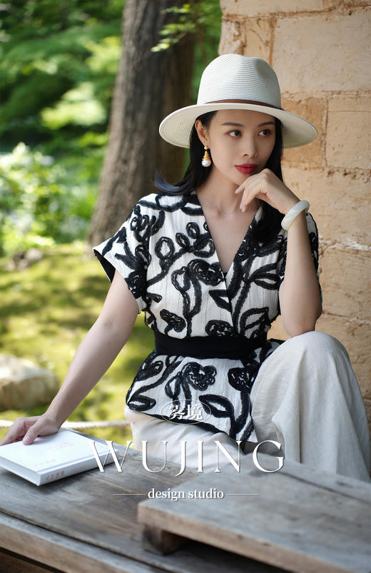 【雾境定制新款】藤蔓织梦 亚麻裤子 22311 商品图10