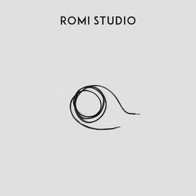 ROMI STUDIO 铜涤纶项链 简约气质可调节绑带黑绳项链 RWCRP34067【发货时间25-30天】