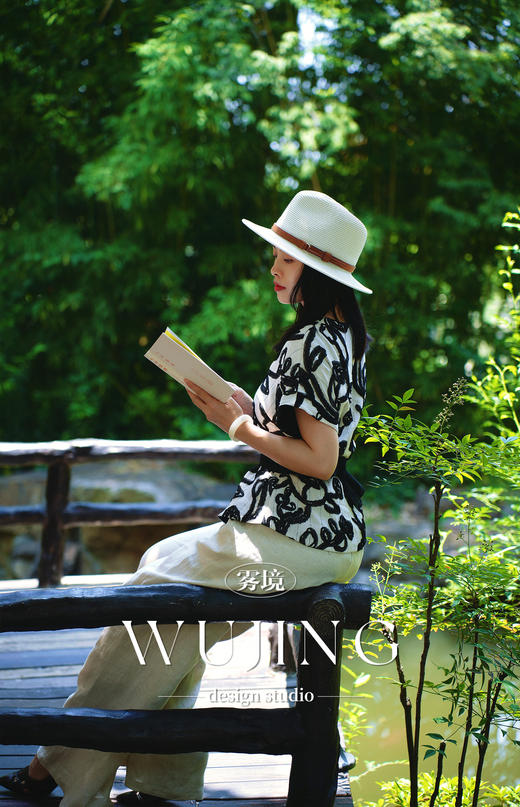 【雾境定制新款】藤蔓织梦 亚麻盘绳绣工艺上衣 3205188 商品图5