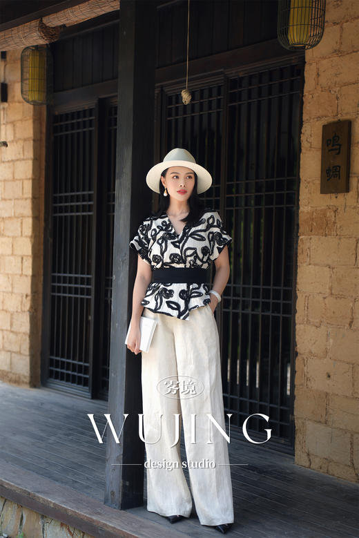 【雾境定制新款】藤蔓织梦 亚麻裤子 22311 商品图7