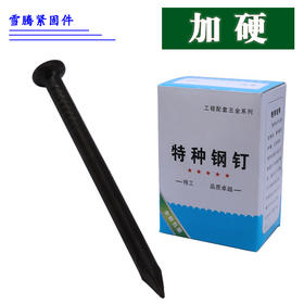 龙泉剑 特种水泥钢钉 黑色钉子铁钉洋钉木工钉混凝土墙钉中碳钢 400g