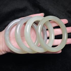 菲菲珠宝~和田玉手镯~多样性发一