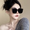 新款墨镜 复古方框墨镜，显瘦又防晒！大脸女孩的时髦救星 女复古方框网红高级感大脸显瘦防晒防紫外线太阳眼镜 商品缩略图0