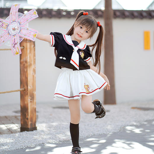 裁缝学苑TH04学院风泡泡袖短袖小衫纸样半身裙套装打版裁剪 商品图1