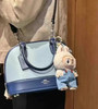 ¥1299🇺🇸比刚上市时候狂降500，Coach 5月超级新款！！Sabrina 小号贝壳包，经典款回归！升级新款，小细节设计的非常精致，纯皮材质，蓝拼色 商品缩略图5