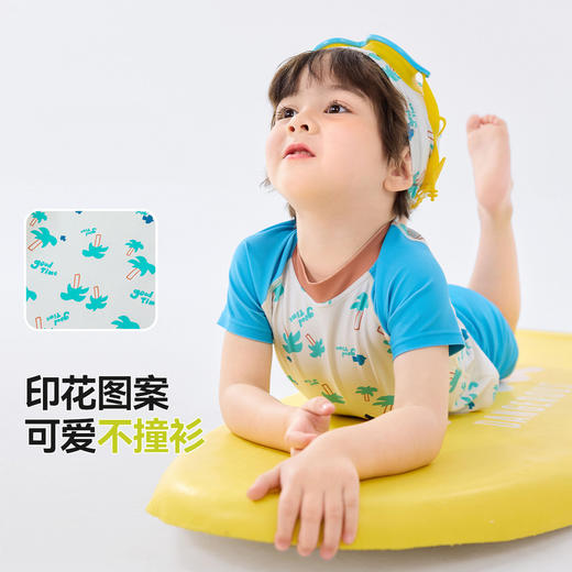 【送泳帽】嘟嘟家宝宝泳衣套装夏季沙滩儿童分体泳装夏款游泳衣潮 商品图1