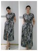 54B267时尚气质水墨画连衣裙 商品缩略图1