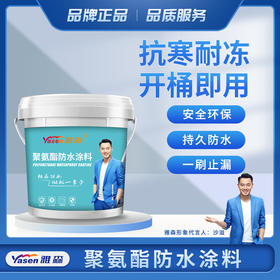 雅森外墙屋顶补漏改性沥青防水涂料水性聚氨酯防水材料 1kg