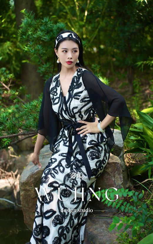 【雾境定制新款】藤蔓织梦 亚麻盘绳绣工艺上衣 3205189 商品图4