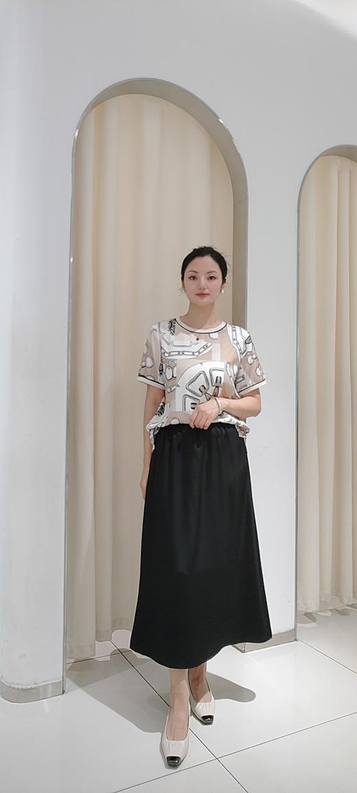 588303窗格真丝上衣 商品图3